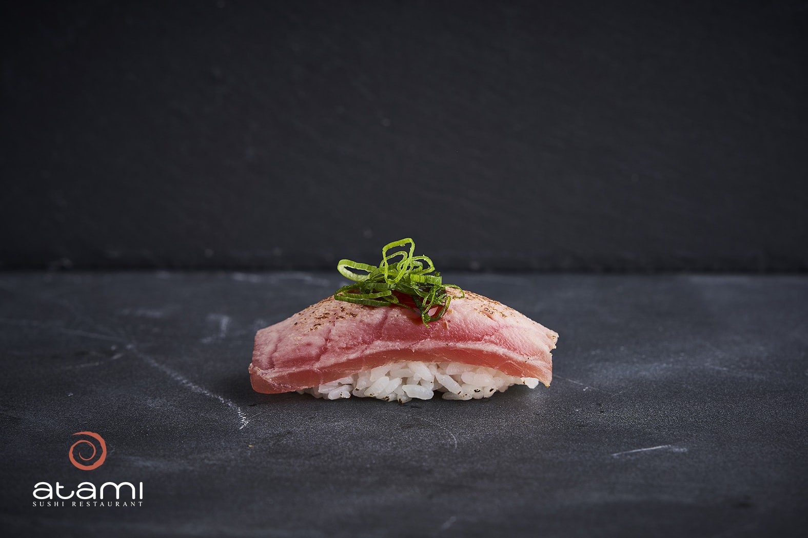 Atami258 258. Tun Tataki Med Forårsløg Og Teriyaki Sauce - Billede 1